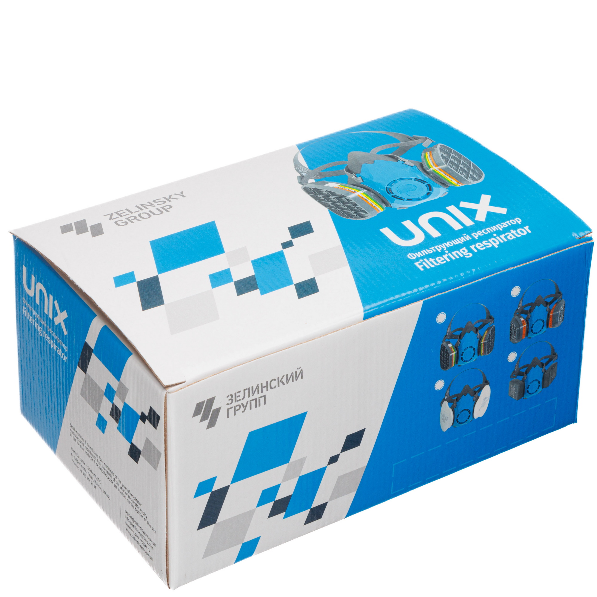 картинка Респиратор фильтрующий UNIX 1000 марки К2 с фильтрами UNIX Р1(1 рост) 